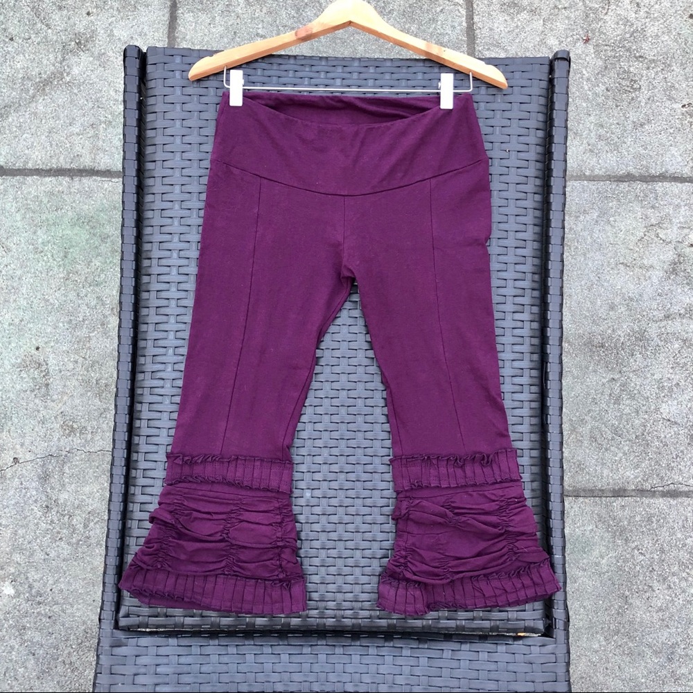 Cute and Comfy Aubergine Capris Pants